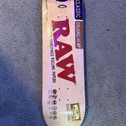 RAW skateboard deck