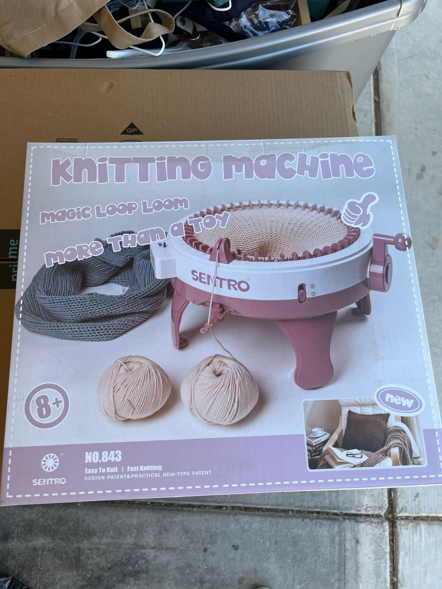 Sentro Pink Knitting Machine for Kids