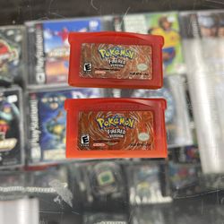 Pokemon Firered GBA Authentic $150 Each Gamehogs 11am-7pm