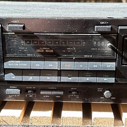 Double Cassette Player and Recorder