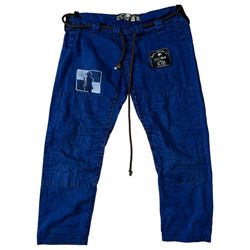 Moya Brand 025 Royal Blue Pants Size K4 Jiu Jitsu Jujutsu