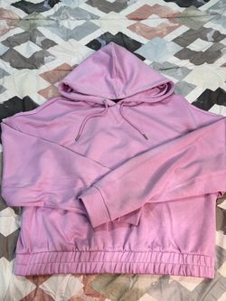 Pink Pullover Hoodie Sweatshirt