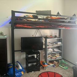 Twin Size Loft Bunk Bed