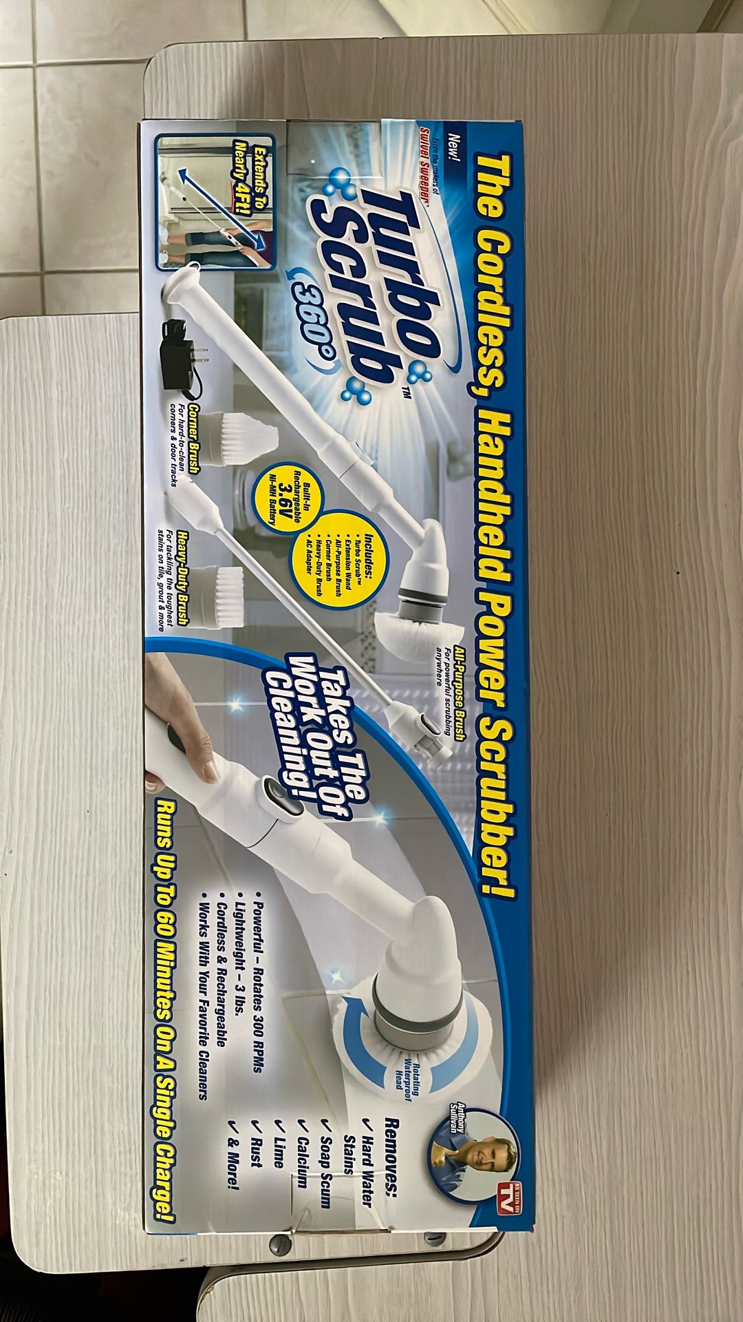 TURBO SCRUB 360 CORDLESS SCRUBBER