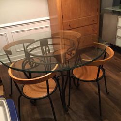 Glass Top Table