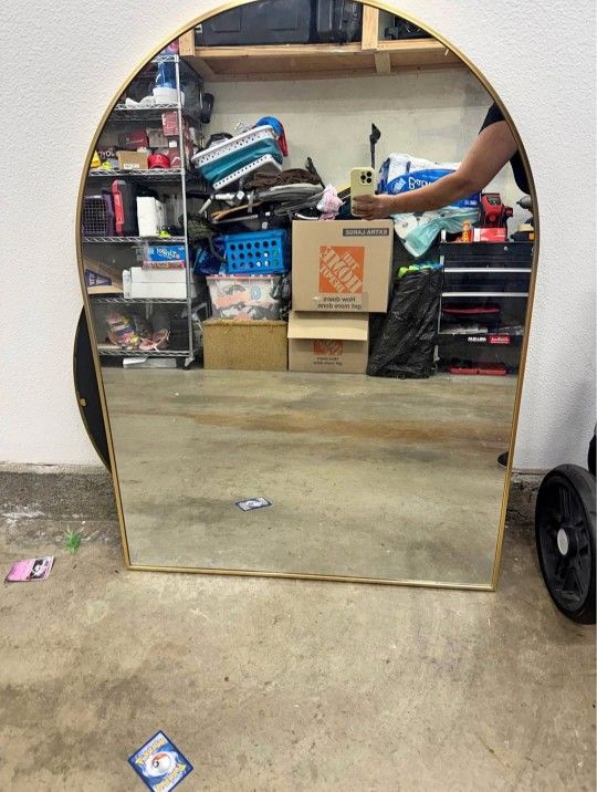 Gold Arch Mirror