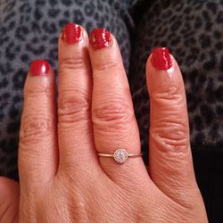 ~CUTE STERLING SILVER RING.~