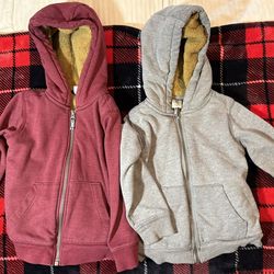 Carter's Toddler Boys Hooded Fleece Long Sleeve Sweatshirts - 3T