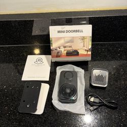Mini Security Smart WiFi Doorbell Intercom Video Camera Door Ring Bell Chime New