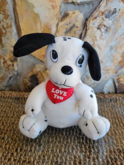 Vintage Kids of America Dalmatian Puppy Plush Toy from the 1970s,