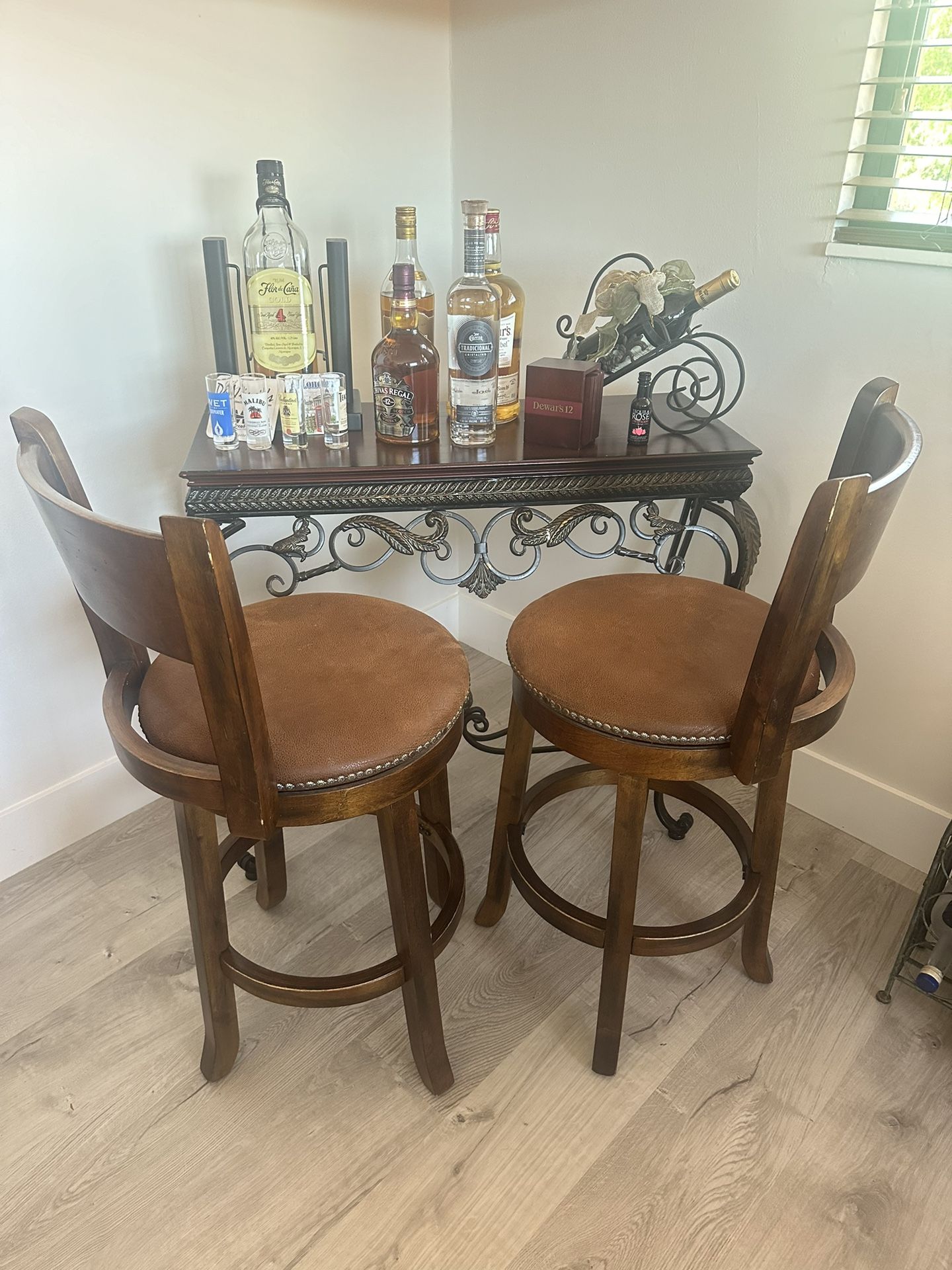 Counter Chairs and Table
