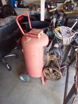 Air compressor 26 gallon craftsman red