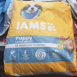 Iams puppy food large breed 30lb