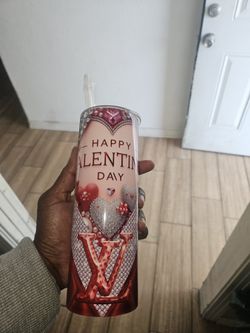 Brand New Valentines Lv Tumbler 