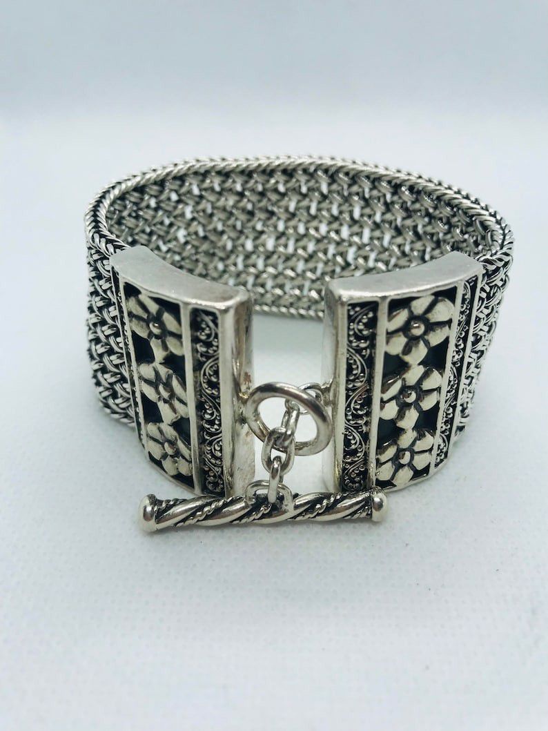 Vintage Lois Hill Sterling Silver Bracelet *Rare*