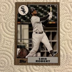2022 Topps Series 1 Luis Robert Parallel Insert /75 Baseball