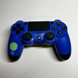 Sony PlayStation 4 PS4 Blue Black Wireless Controller, TESTED & WORKING! Authentic