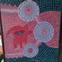 The Spotted Pig.  Signed Hand Painting