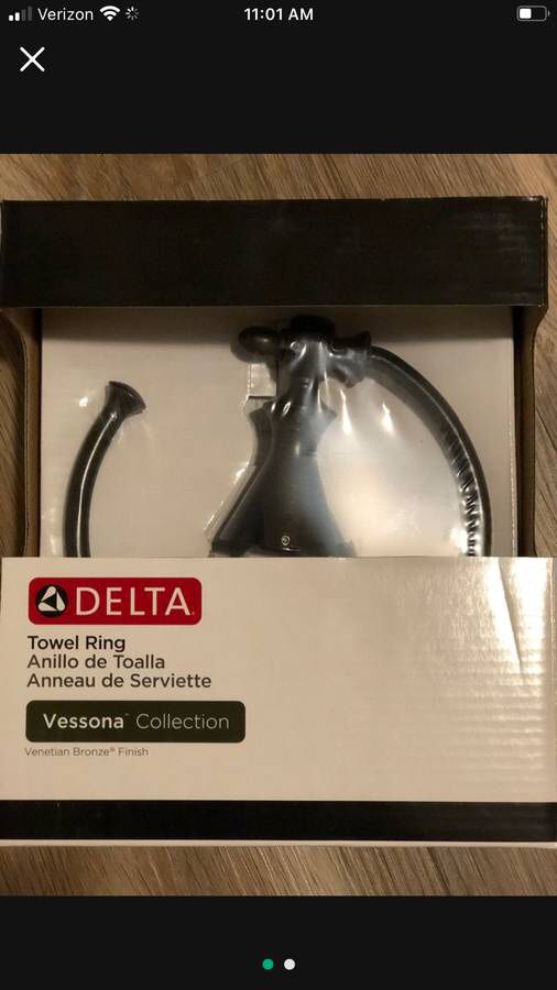 Delta Towel Ring 3 boxes