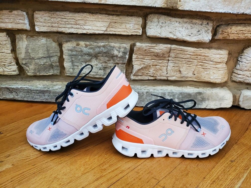 On Cloud X Women's Sneakers US Size 11 Pink Rose Sand Color New No Box 