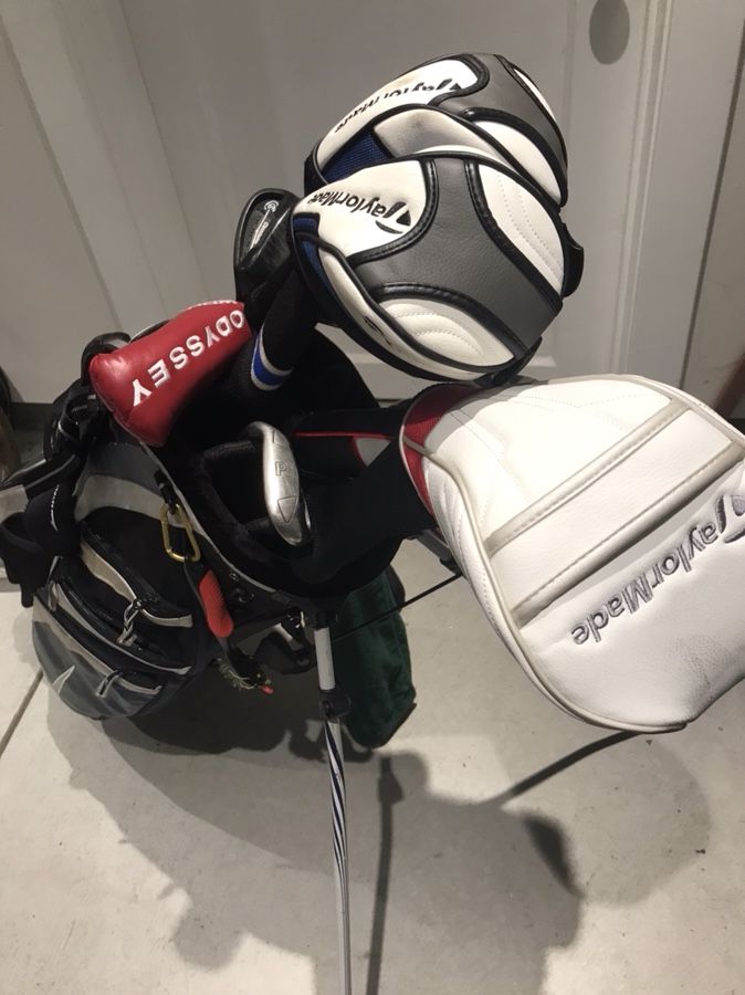 Complete golf set (Callaway, TaylorMade, Odyssey) -$550 great condition