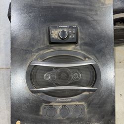 Rockford Bluetooth Head Unit And (3) Pioneer 6x9’s