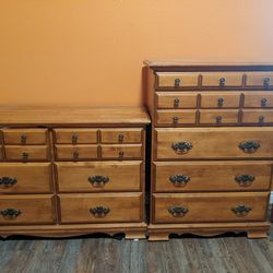 Bedroom Dresser & Chest Set