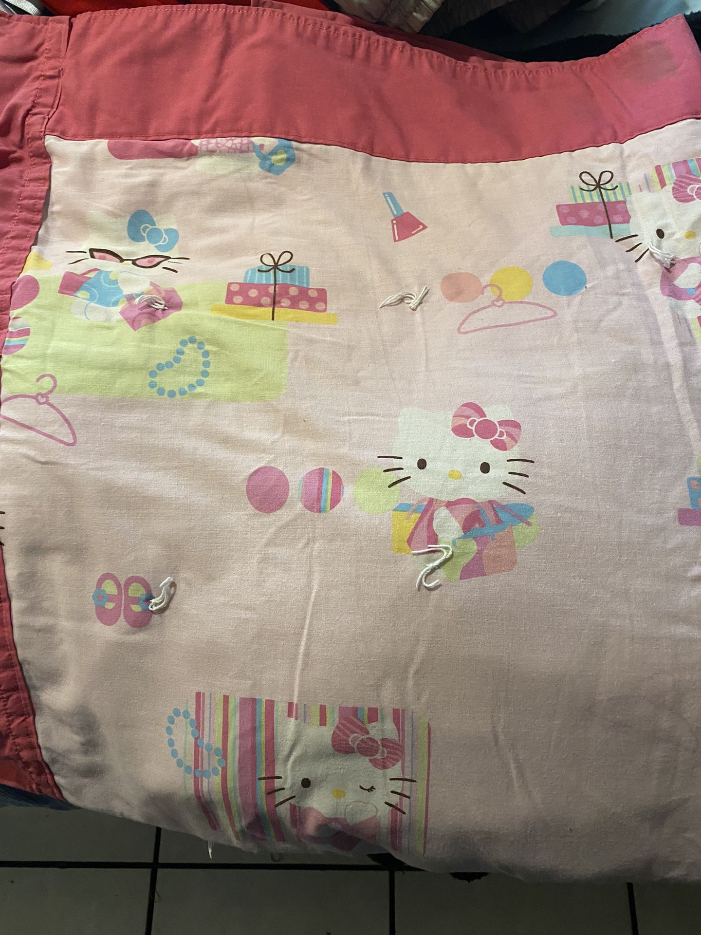 Hello Kitty  Crib Baby Blanket