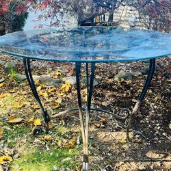 Wrought Iron Bistro Table