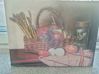 H. Hargrove Still Life Canvas Print