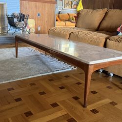 Mid Century Modern Marble Top Coffee Table