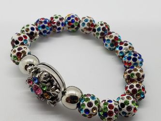 Rainbow colored bracelet