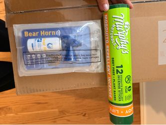 Camping mosquito repellent incense and bear horn
