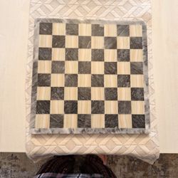 Vintage MarbleOnyx Chess Set