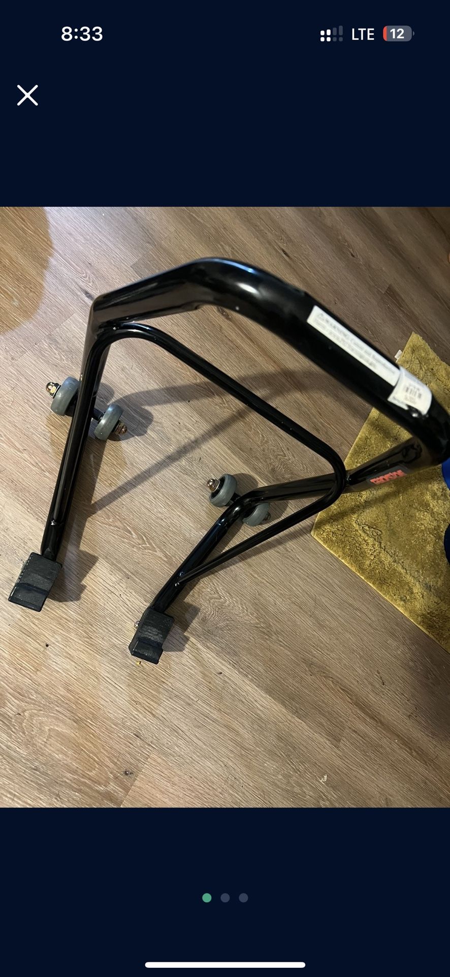 New Trackside Front Paddock Stand For Motorcycle