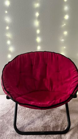 Red lounge chair