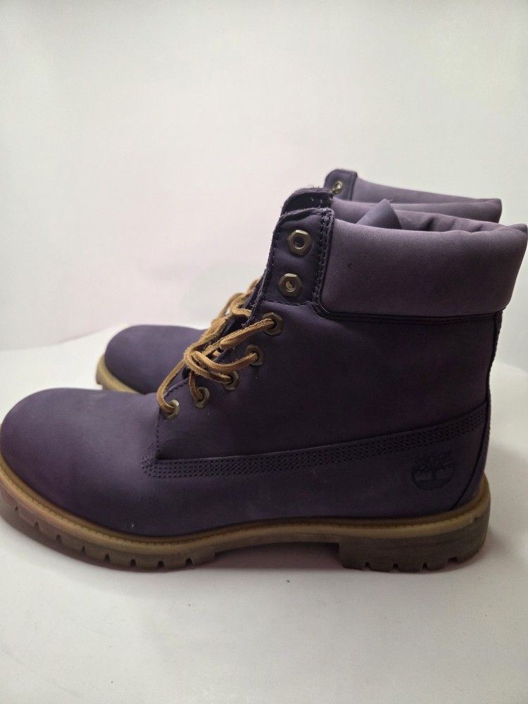 Timberland 6-Inch Premium Boots Purple Size 13
