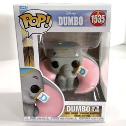 1535 Dumbo w/ Flag Funko Pop Disney Movies Dumbo NIB