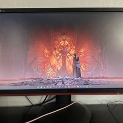 24” AOC Gaming Monitor (Red/Black)