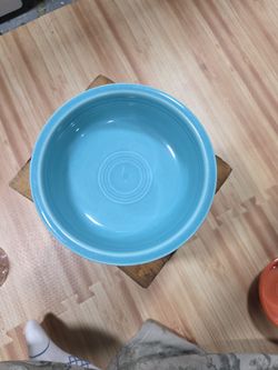 Fiesta Turquoise Ceramic Bowl