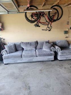 Clean sofa and chair