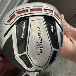POWER BILT 10.5* DRIVER W/ LITE FLEX GRAPHITE SHAFT