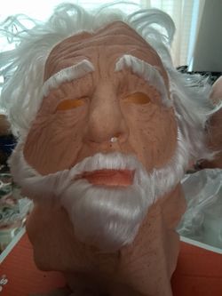 Old guy mask old man rubber mask