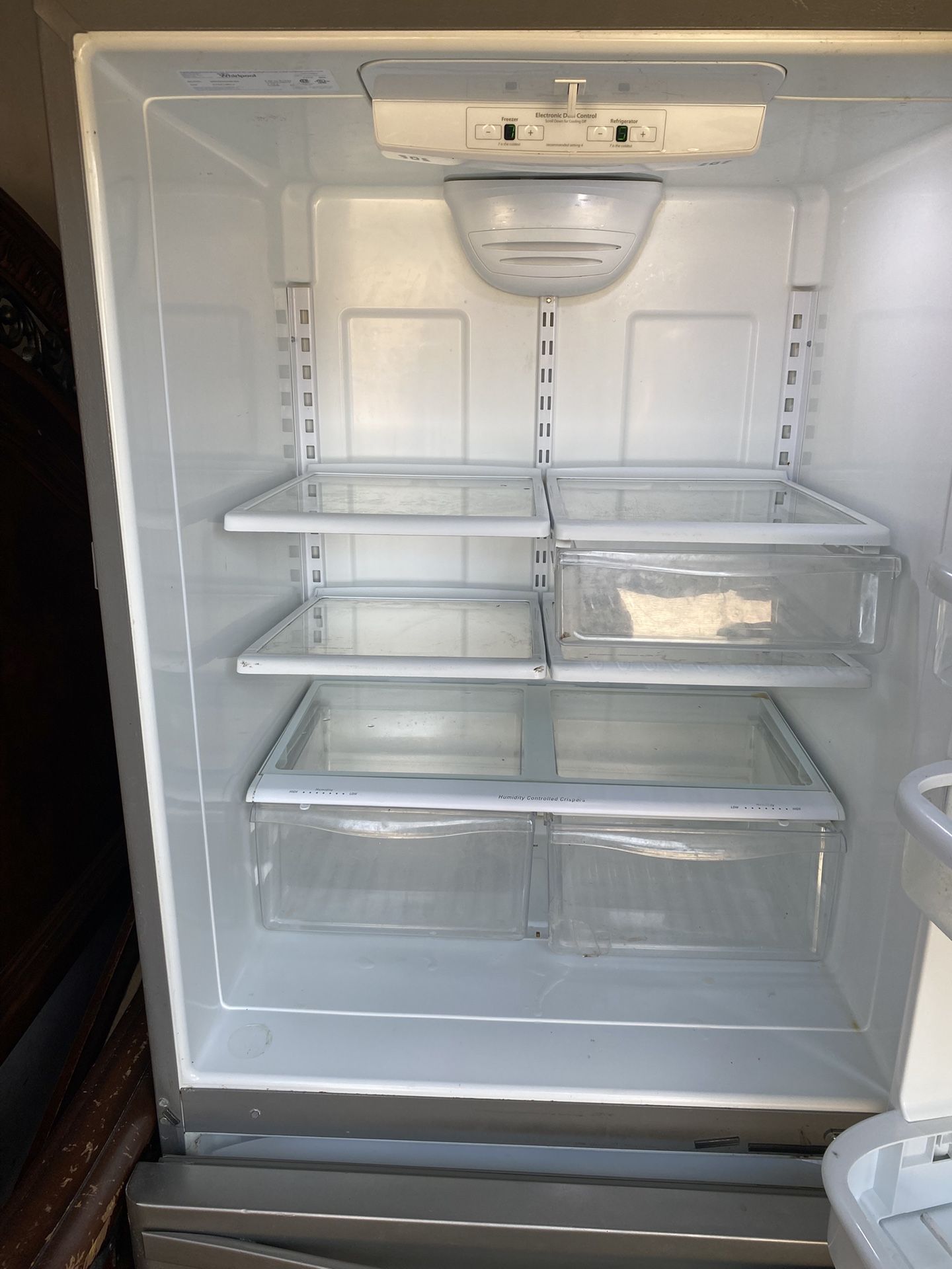 Whirlpool Stainless Steel French Style Refrigerator