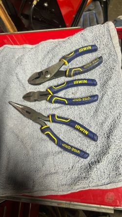 Lot of Irwin Pliers New