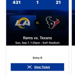 RAMS Vs Texans