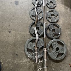 Olympic Weights Bar Set