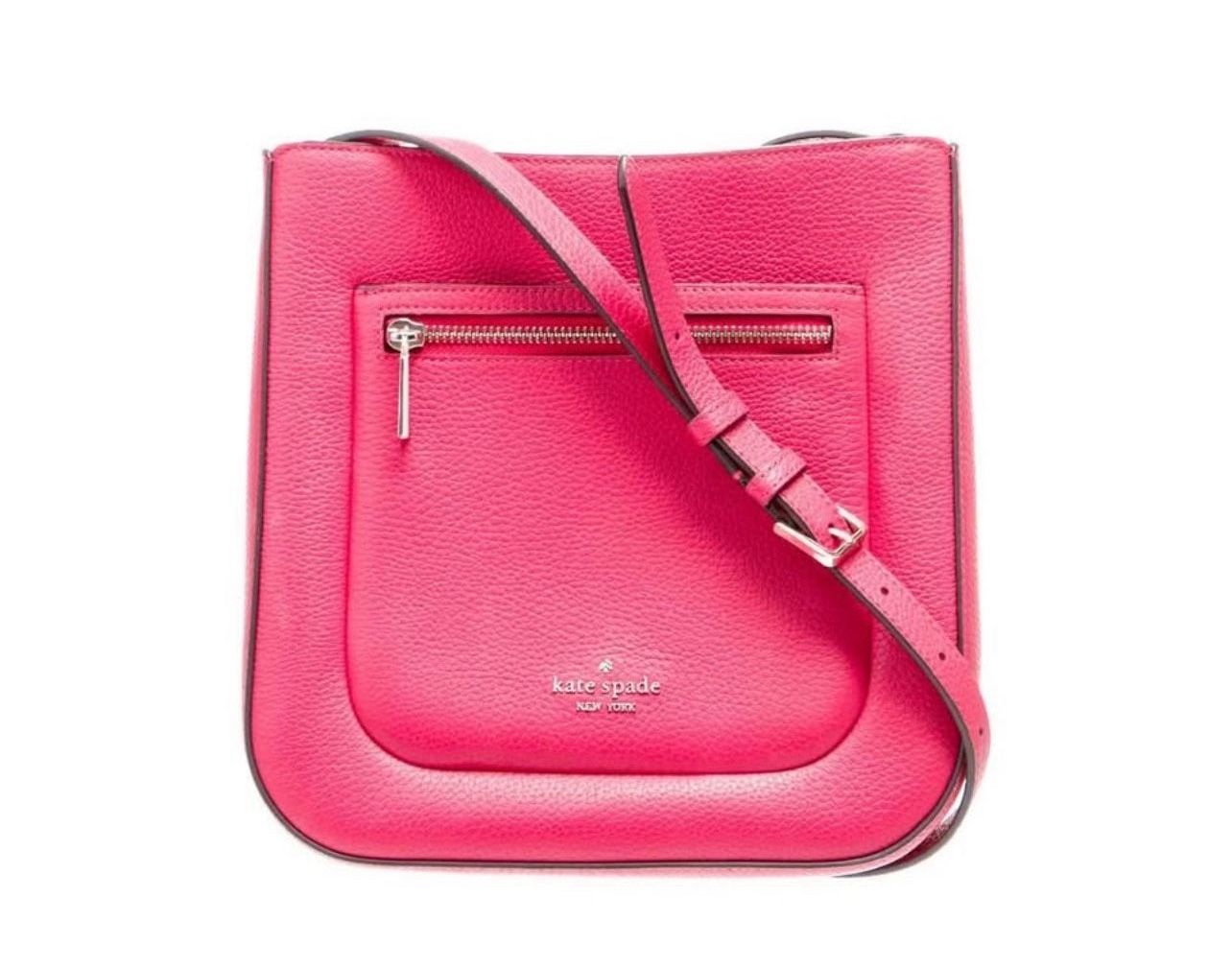 Kate Spade New York Pink Leather Crossbody Bag