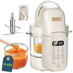 Glass Baby Food Maker Processor Steamer Puree Blender Grinder Mills 
