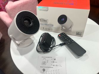NEW Mini Projector Smart WiFi 1080P - Rotundity Portable (Open Box)
